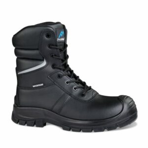 High Leg Waterproof Safety Boot with Side Zip