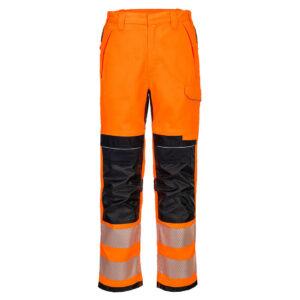 PW3 FR HVO Work Trousers Orange/Black