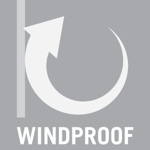 When your clothing is windproof you hold heat more easily. Choose products with this symbol when you don’t want the wind to disrupt your everyday comfort.